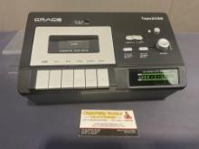 Grace Digital Audio Tape2USB Unit, Cassette to PC Recorder w/ Speaker, no power cable