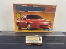 Vintage MPC 1/25 Scale Car Model Kit, Dodge Shelby Daytona 2 in 1 kit