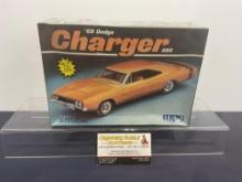 Vintage 1987 MPC 1/25 Scale Car Model Kit, 1969 Dodge Charger 500, 2 in 1 Set Stock/Custom
