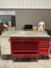 Massive Mac Tools MB1100 tool chest w/ additional steel & Mac Tools side pcs + steel top