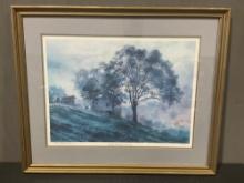 Framed Signed #d 759/950 Lithograph titled Smoky Mountain Morning by Michael Sloan 28h x 33.5w w/...