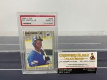 Ken Griffey Jr 1989 Fleer PSA Graded Mint #9 Baseball Card, Seattle Mariners