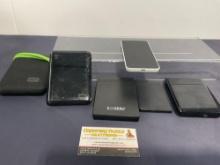 2 Western Digital External Hard Drives, 2 other hard drives & Nokia Windows Phone RM-975