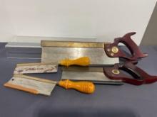 4 Garlick & Son Sawmakers Woodworking Push Saws