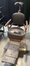 Antique Ritter Metal & Leather Dentist Chair. Very Good Condition. See pics.