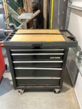 Craftsman Rolling 5-Drawer Tool Chest Cart Model 706 w/ Contents. See pics.