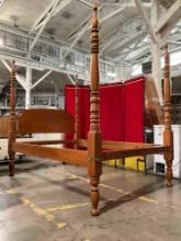 Antique Sheraton Tall Post Bed mid 1800's from Leonard's Antiques - resized to double