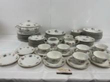 Vintage Hutschenreuther Selb Bavarian China, approx 71 pieces, some missing for a full set