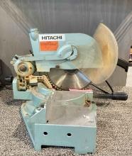 Hitachi 10" Compound Saw Model C 10FC. Tested, Works. Good Condition. See pics.