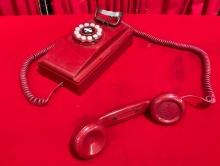 Cute Modern Crosley Red Plastic Telephone Model CR55. Very Good Condition. See pics.