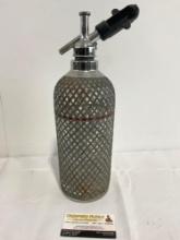 Early 20th Century Seltzer Bottle New York Sparklets Corporation 5D5, 13.5 inches tall