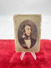 Antique mid 1800's Believed to be Ambrotype Portrait photo of a Well Dressed Distinguished Man