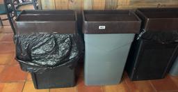 5 Used Trash Cans