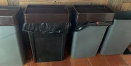 5 Used Trash Cans