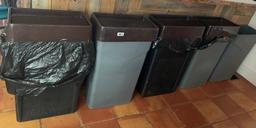 5 Used Trash Cans
