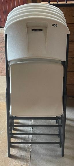(6) Lifetime Folding Chairs