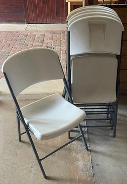(6) Lifetime Folding Chairs