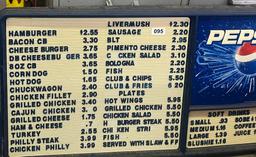 Vintage Original Pepsi Cola Menu Board