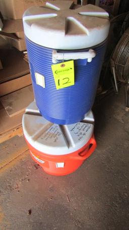 (2) WATER COOLERS