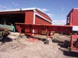 MORBARK 20' OUTFEED LOG TROUGH W/LH LOG KICKERS