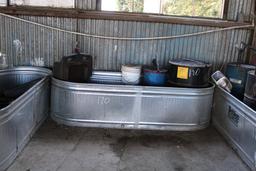 LIVESTOCK WATERING TROUGH & CONTENTS