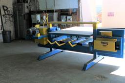 SMETCO BAND PALLET DISMANTLER 60" CAPACITY (NEVER USED SINCE REBUILT)