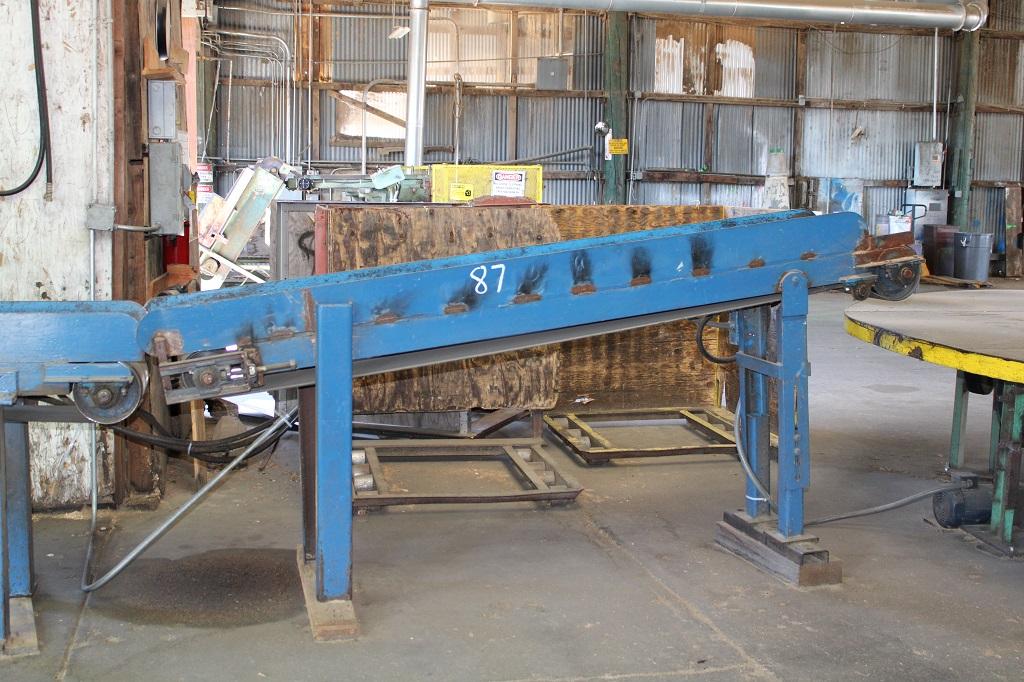 12" X 8' BELT CONVEYOR W/HYD DRV
