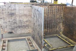 (LOT OF 3) 4' X 4' STACKING RACKS