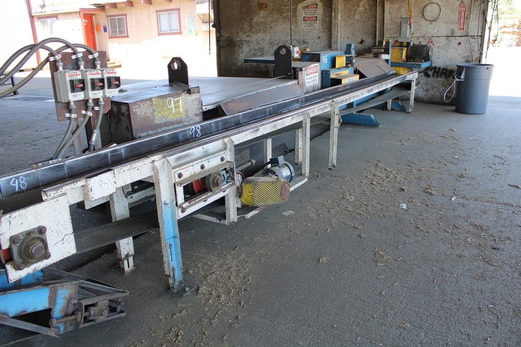 12" X 23' BELT CONVEYOR W/ELECT DRV