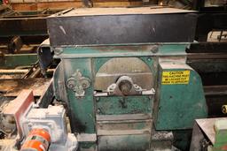 CORLEY 4" X 36" 2 SAW EDGER W/9' INFEED,17' SINGLE BELT OUT FEED