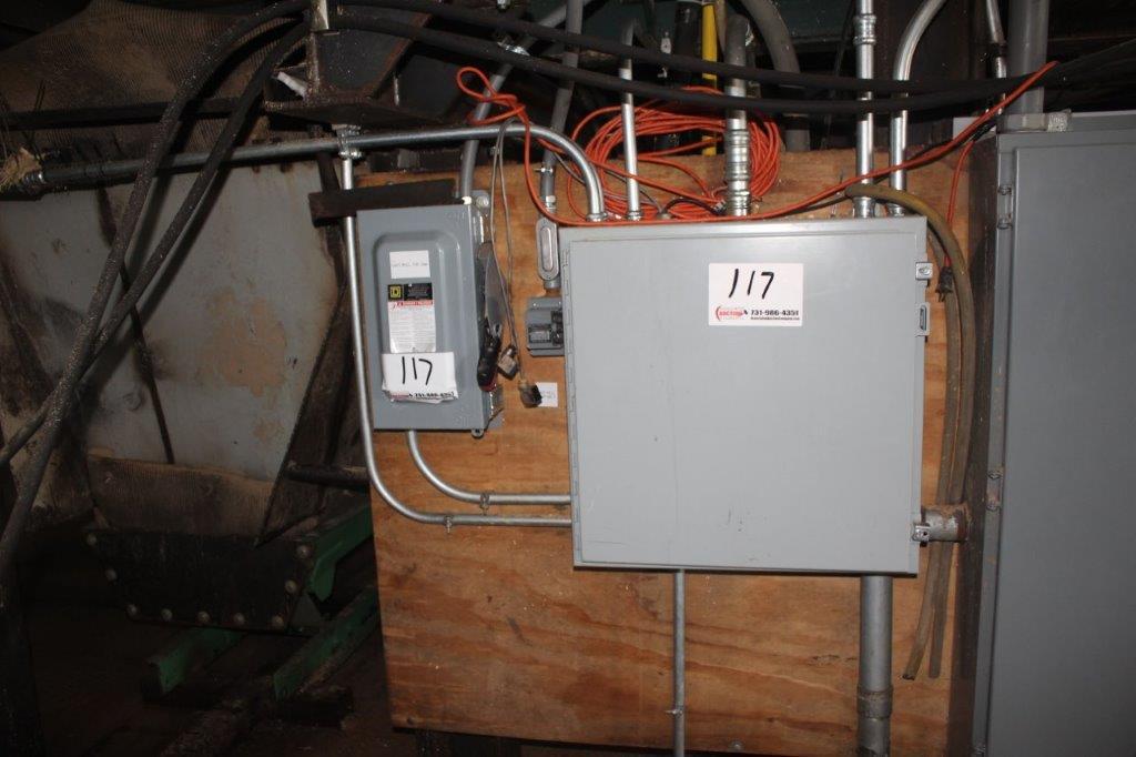 (2) 60 Amp Disconnects, 2ft x 2ft Electrical Junction Box