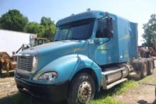 2001 Freightliner Columbia, Tande Axle Tractor w/Sleeper, 10Spd Trans, CAT