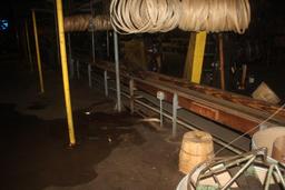 10" x 80' Belt Conveyor, All Wood Panning, w/Elec Dr