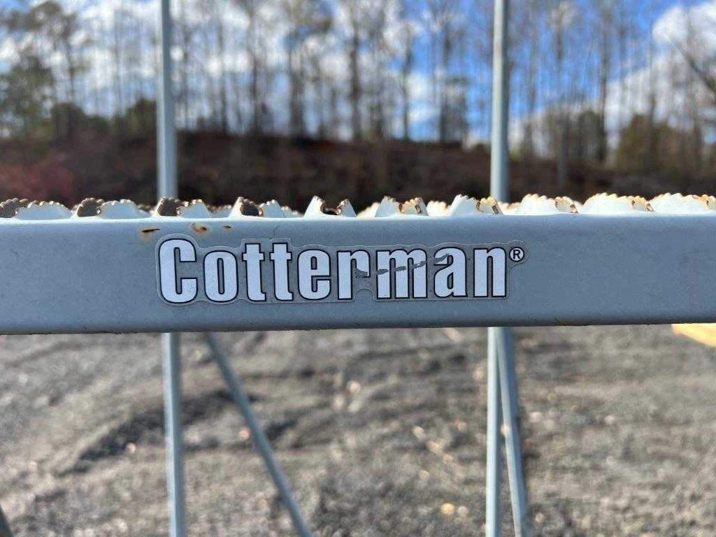 Cotterman 6 Step Heavy Duty Rolling Work Platform 6WP2436RA3B4B8ACOC1P6, Lo