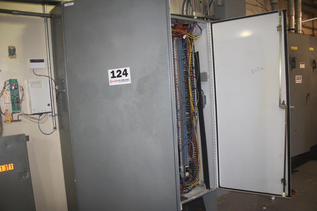 Electrical Control Cabinet 86" W, 12" D, x 7' H