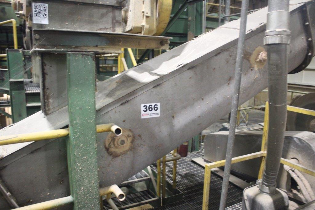 Stainless Steel Screw Conveyor 24" x 34' w/Elec Dr