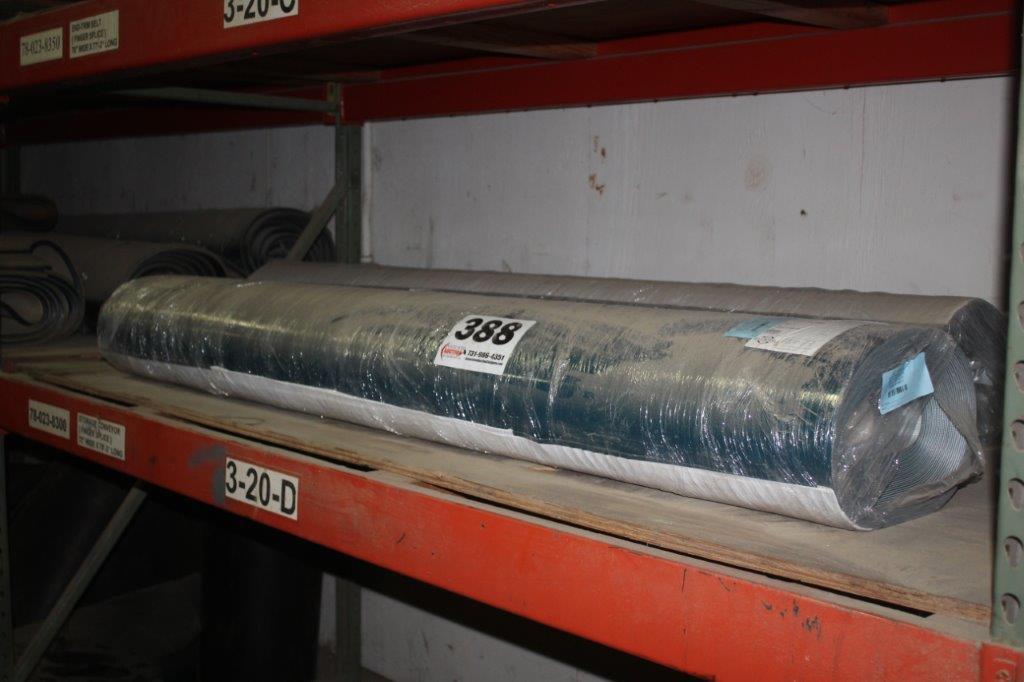 New (2) Rolls of 72" x 79' 3" Conveyor Belting (Finger Splice)