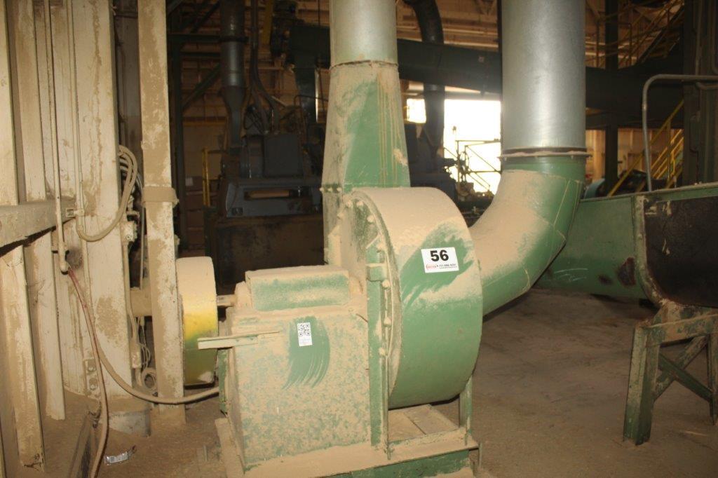 30hp Blower includes Intake & Outflow Pipe (used to cool refiner motor)