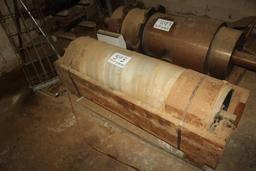 (1) 13" dia x 50" Rubber, Belt Conveyor Dr Roll, (2) Steel Dr Rolls