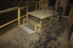 36 x 72" Rollaway Elevated Work Platform