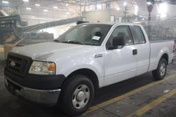 2008 Ford F150 XL Pickup Truck, Extended Cab, 2 Wheel Dr, Auto Trans, Miles