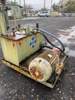 Hydraulic Power Unit, 124 Gallon, 50 HP, Located at: 6 Hwy 23 NE, Suwannee,