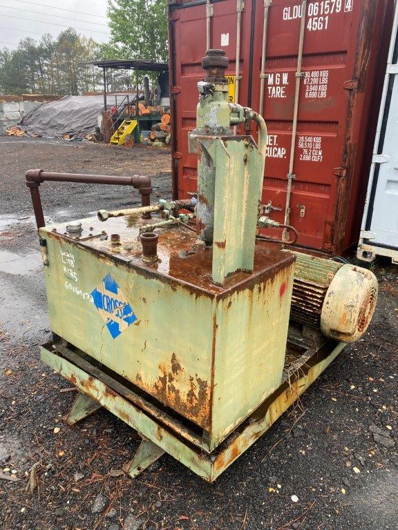 Hydraulic Power Unit, 124 Gallon, 50 HP, Located at: 6 Hwy 23 NE, Suwannee,