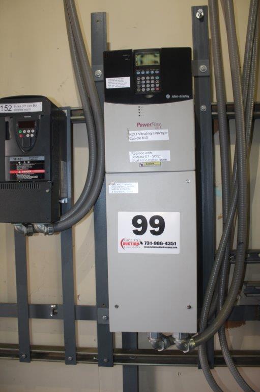 Allen Bradley V.F. Drives, Mdl# PowerFlex700, 50hp, 480V-Located in Milling