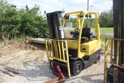 Hyster Fortis 6000lb Forklift, Propane, Solid Tires, Side Shift, 42" Forks,