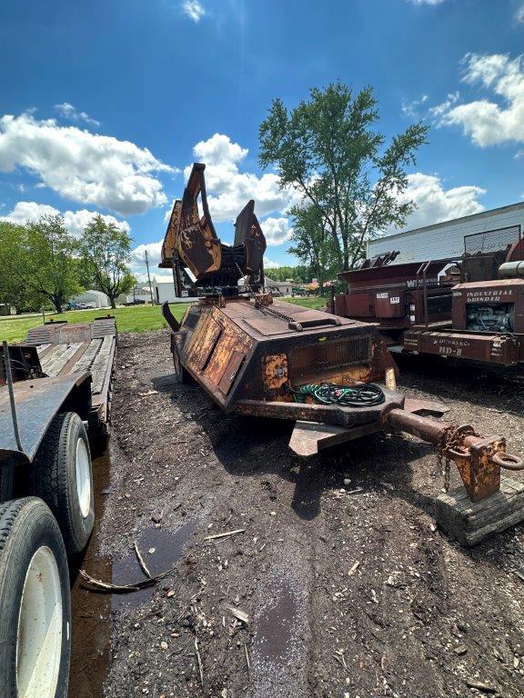 C.T.R. Pull Behind Delimber w/Slasher Saw, Onboard Hyd Power Unit w/Cummins