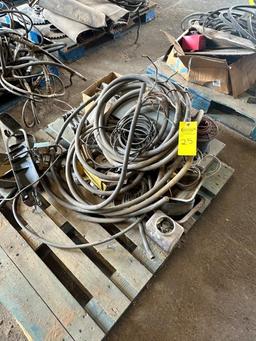 (2) Pallets w/Motor Starters, Wire, & Related Items