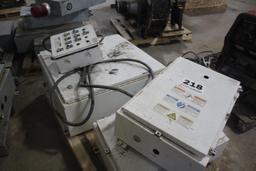 (4) Electrical Boxes - (2) w/GECl00 Contactors
