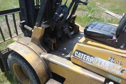 CAT-DP40 8k lb  Forklift, Diesel Engine , Dual Pneumatic Tires, triple Stag