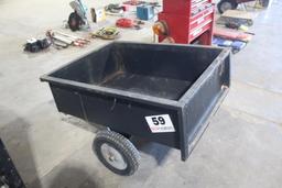 Steel 2-Wheel Dumping Trailer